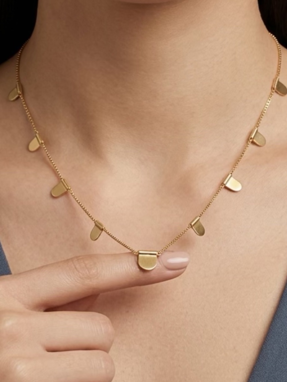 Kendra Scott Rose Gold Tone  Adjustable 28” Necklace